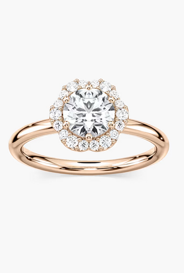 Lab-Grown Diamond Halo Engagement Rings