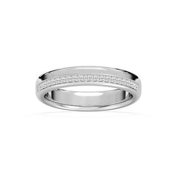 Adam 1/5 ctw Round Lab Grown Diamond 4.80mm Channel Wedding Band