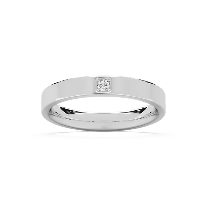 Alyssa Round Lab Grown Diamond Prong Set Stackable Band