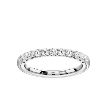 Anika ½ ctw Round Lab Grown Diamond Shared Prong Wedding Band