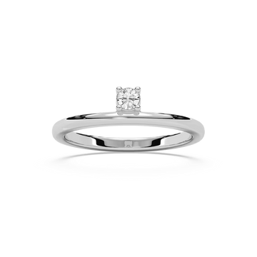 Gwynn 1/8 ctw Round Lab Grown Diamond Asymmetrical Stackable Band