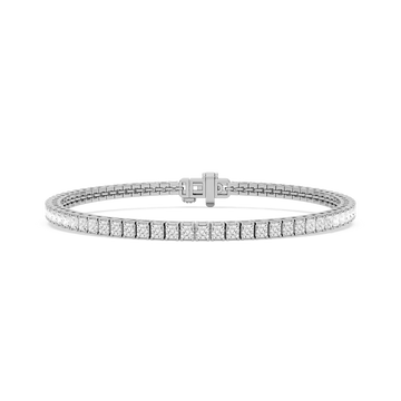 5 ⁵⁄₈ ctw Princess Lab Grown Diamond Classic Tennis Bracelet - 7 Inches