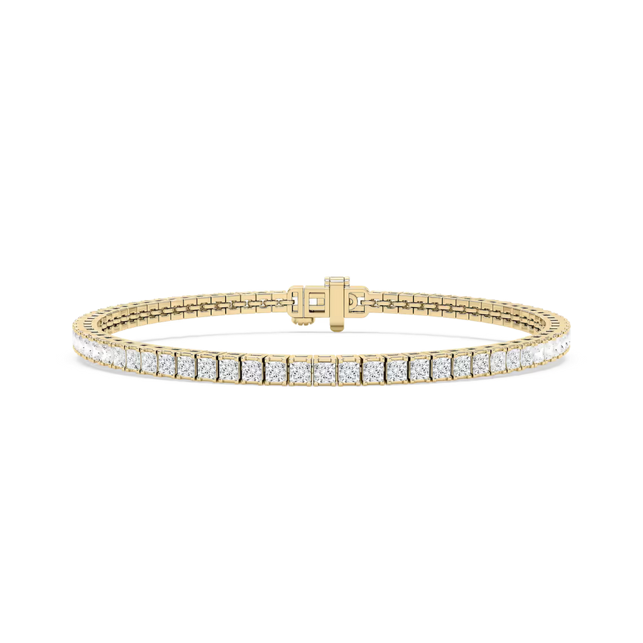 5 ⁵⁄₈ ctw Princess Lab Grown Diamond Classic Tennis Bracelet - 7 Inches