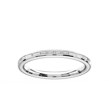 Clea 1/5 ctw Baguette Lab Grown Diamond Channel Set Wedding Band
