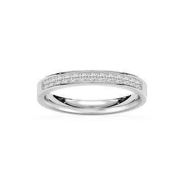 Danica 1/3 ctw Round Lab Grown Diamond Channel Set Wedding Band