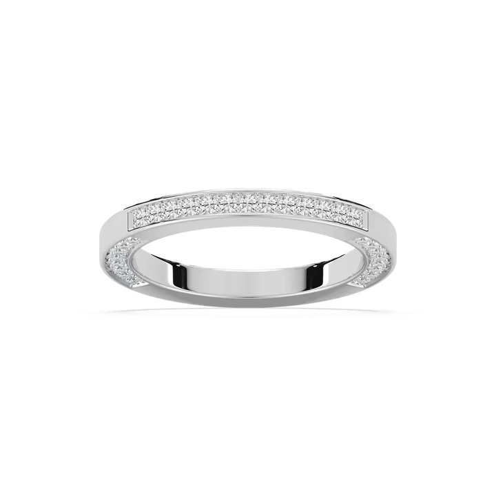 Emile 2/3 ctw Round Lab Grown Diamond Channel Set Wedding Band