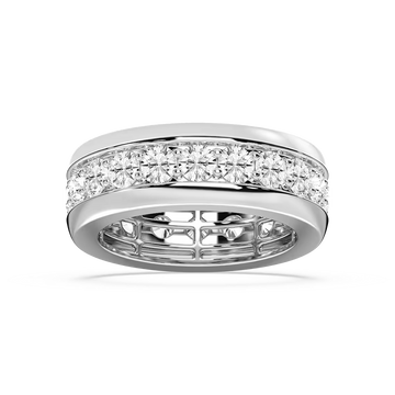 Matteo 4 ⅕ ctw Round Lab Grown Diamond 8.50mm Channel Mens Wedding Band