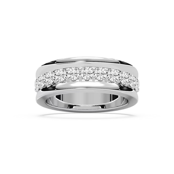 Jocelyn 7/8 ctw Round Lab Grown Diamond Surface Prong Anniversary Band