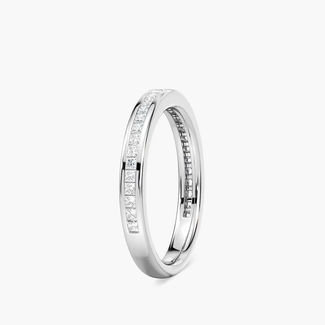 Hazel 1/2 ctw Princess Lab Grown Diamond Channel Set Wedding Band