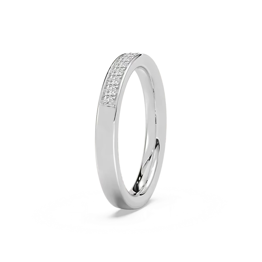Kenna 1/3 ctw Round Lab Grown Diamond Channel Set Wedding Band