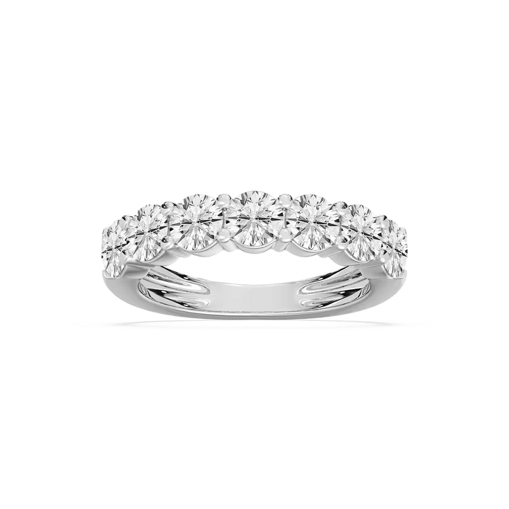 Lettie 2 ctw Round Lab Grown Diamond 7 Stone Anniversary Band