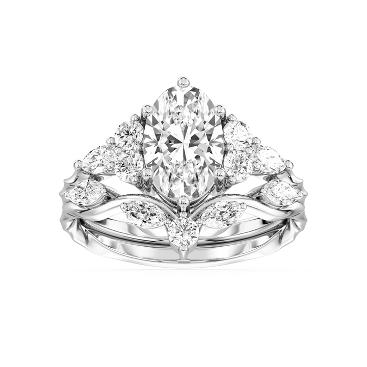 Maura Wedding Set Whitegold