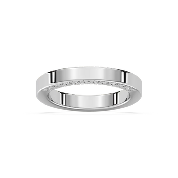 Myah 1 ctw Round Lab Grown Diamond 3.80mm High Polish Wedding Band