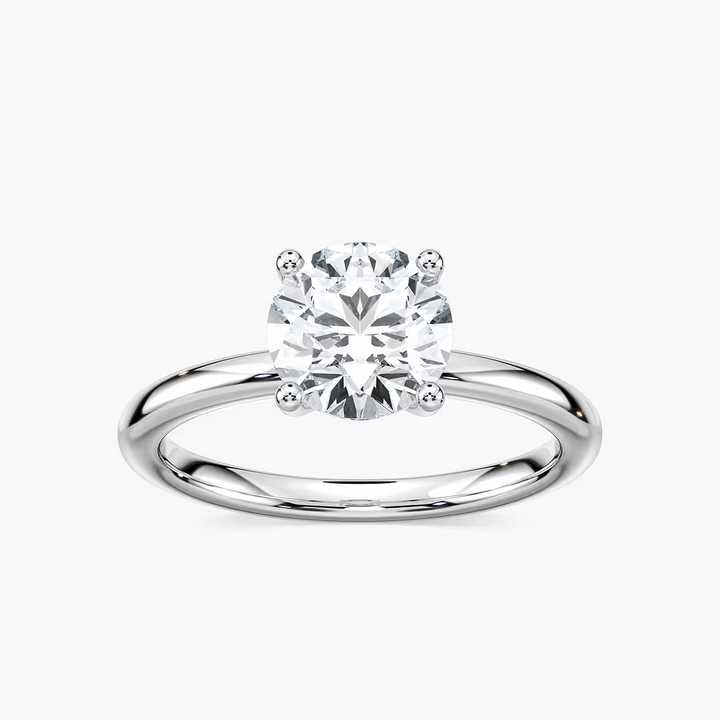 Rosey Lab Grown Diamond Flowering Solitaire Engagement Ring