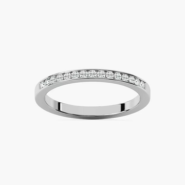 Margo 1/5 ctw Round Lab Grown Diamond Channel Set Wedding Band