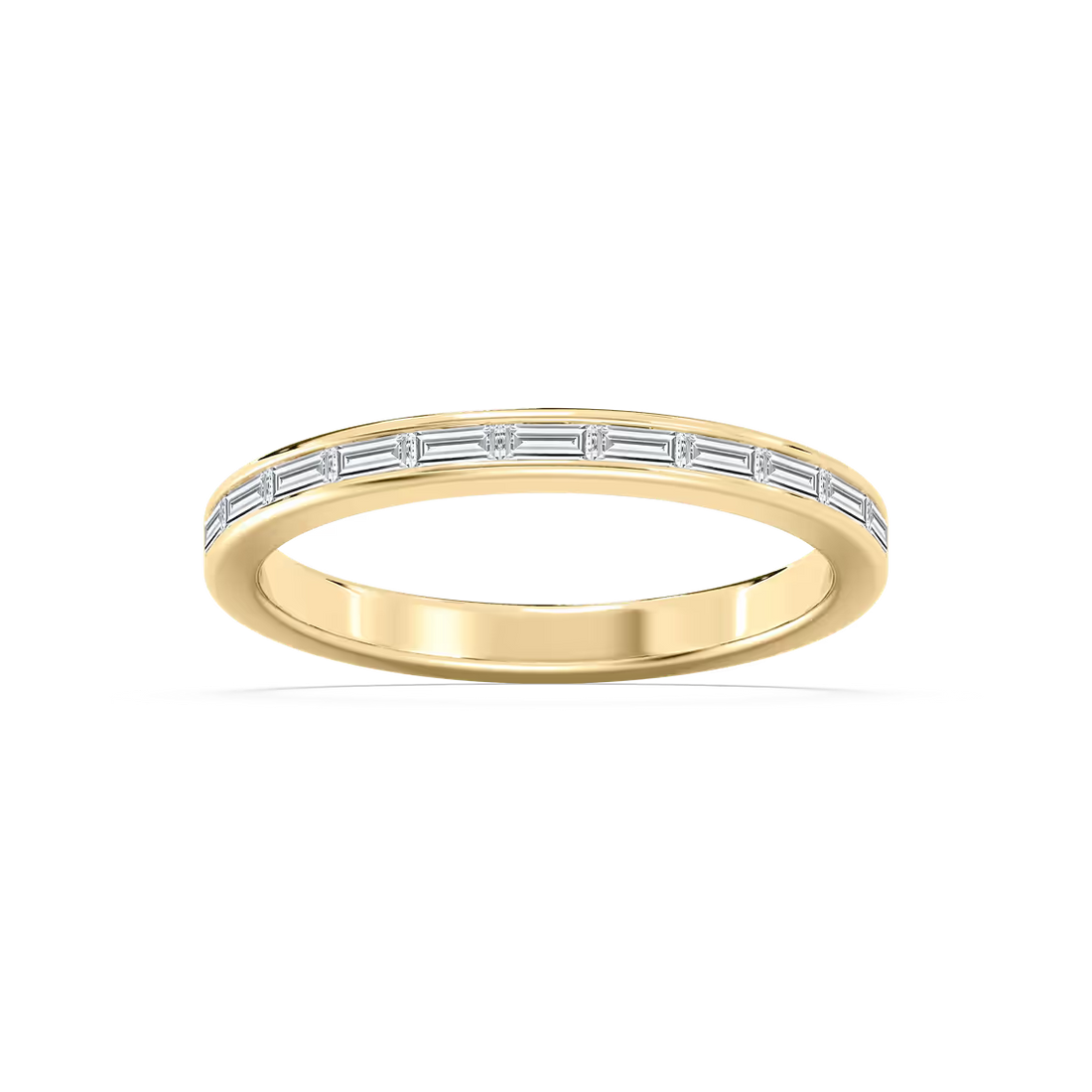 Leni 1/3 ctw Baguette Lab Grown Diamond Channel Set Wedding Band