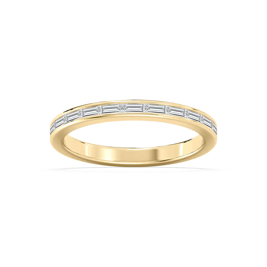 Leni 1/3 ctw Baguette Lab Grown Diamond Channel Set Wedding Band