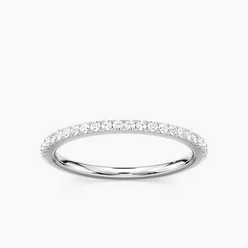 Emma 1/5 ctw Round Lab Grown Diamond Prong Set Wedding Band