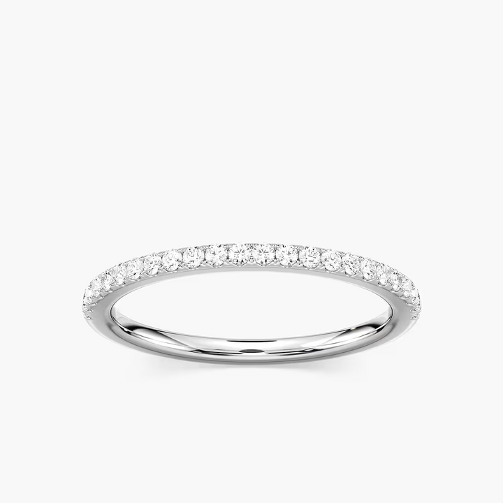 Emma 1/5 ctw Round Lab Grown Diamond Prong Set Wedding Band