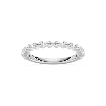 Willow Grand 1/2 ctw Round Lab Grown Diamond Shared Prong Wedding Band