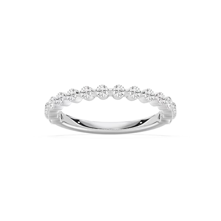 Willow Grand 1/2 ctw Round Lab Grown Diamond Shared Prong Wedding Band