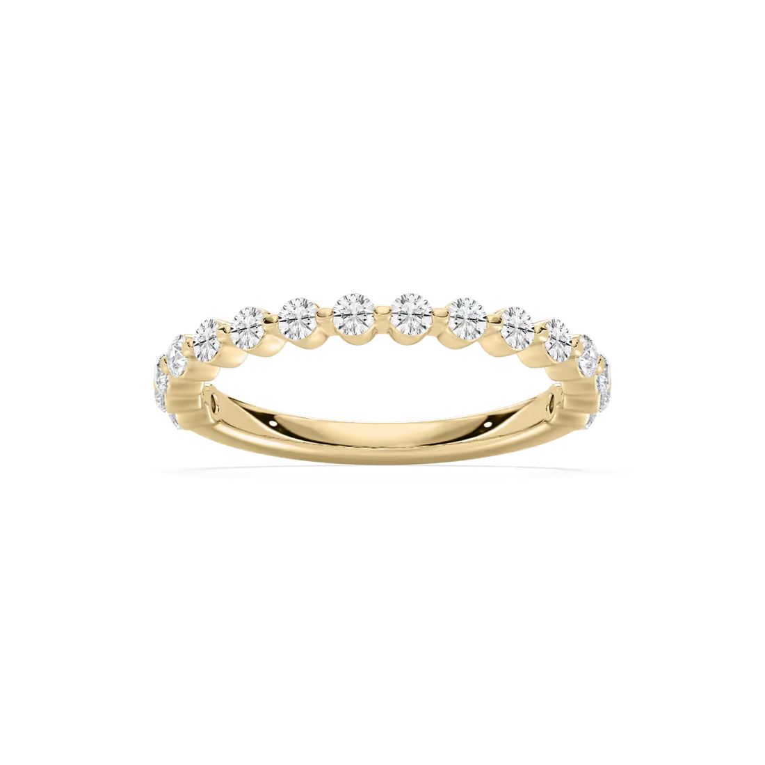 Willow Grand 1/2 ctw Round Lab Grown Diamond Shared Prong Wedding Band
