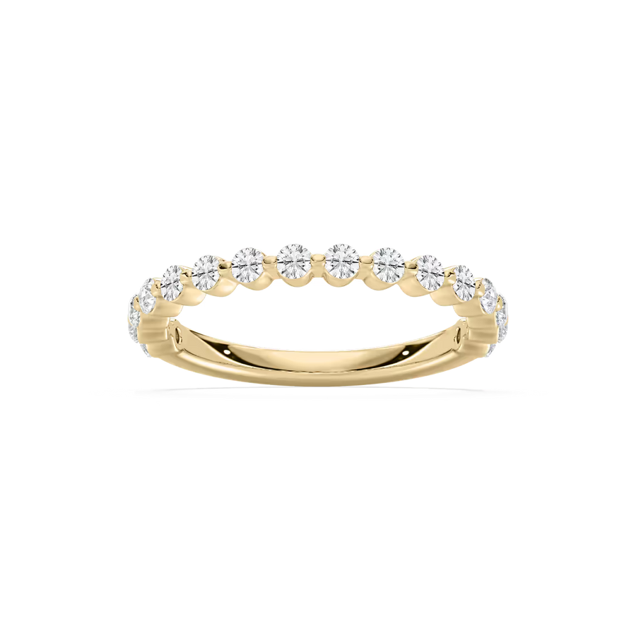 Willow Grand 1/2 ctw Round Lab Grown Diamond Shared Prong Wedding Band