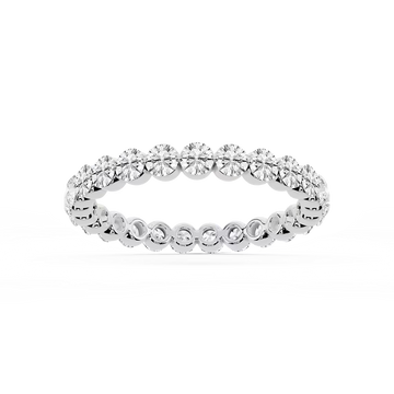 Zora Round Lab Grown Diamond Single Shared Prong Eternity Band